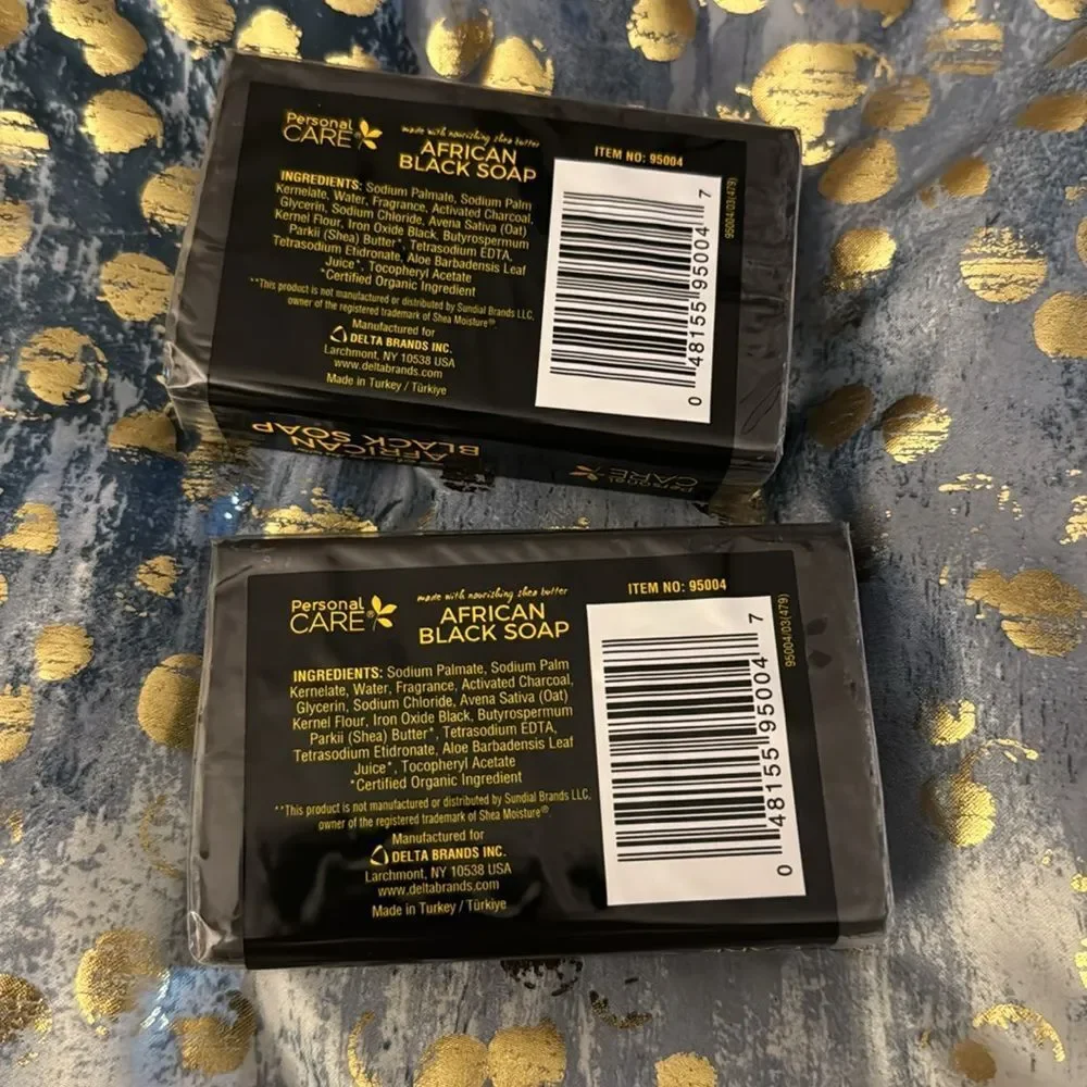 African Black Soap made with Nourishing Shea Butter BUNDLE LOT Fresh sealed